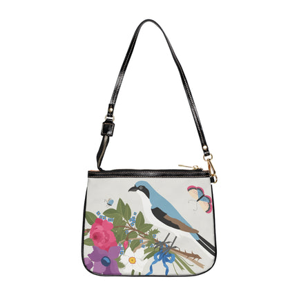 Bluebird & Butterfly Shoulder Bag – Spring Grace & Timeless Charm