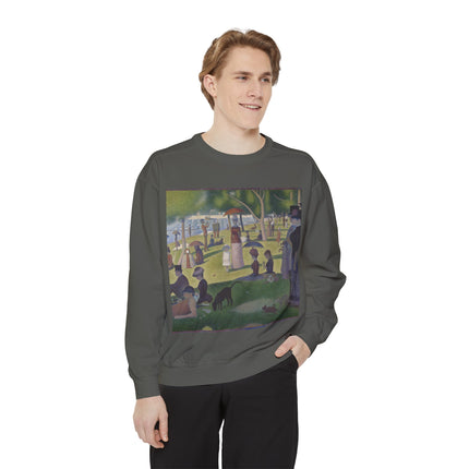 A Sunday on La Grande Jatte by Georges Seurat Unisex Garment-Dyed Sweatshirt