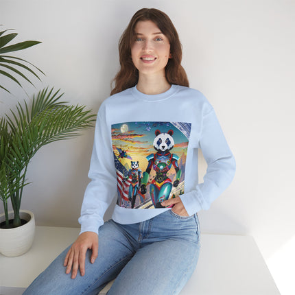 Cyber Punk Robots Unisex Heavy Blend™ Crewneck Sweatshirt