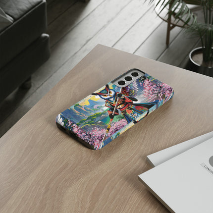 Cyberpunk Samurai Owl Phone Cases