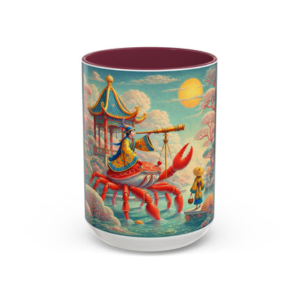 The Celestial Crab Navigator Colorful Mugs (11oz, 15oz)