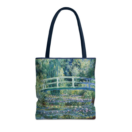 Water Lilies and Japanese Bridge by Claude Monet Tote Bag (AOP)