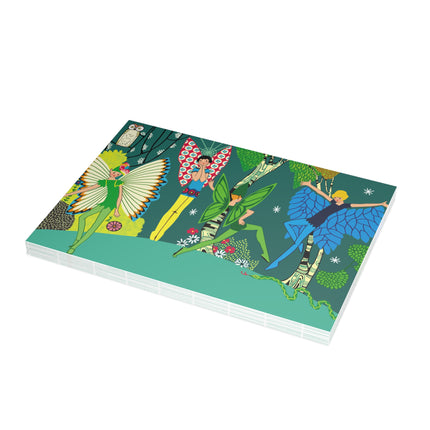 Enchanting Fairies of A Midsummer Night's Dream Greeting Cards (1, 10, 30, and 50pcs)