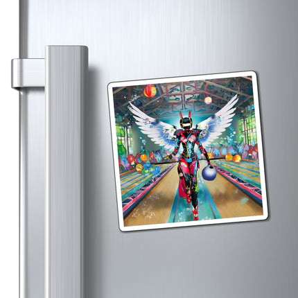 Samurai Robot Angels Magnets (3 Sizes)