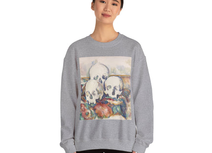 The Three Skulls by Paul Cézanne Unisex Heavy Blend™ Crewneck Sweatshirt