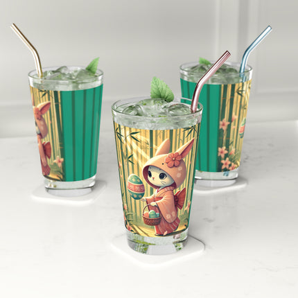Geisha Kitten’s Easter Stroll Glass, 16oz