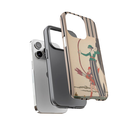 L'Arc Rouge by George Barbier Phone Cases
