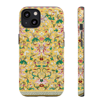 Yellow Botanical Pattern by Owen Jones Phone Cases
