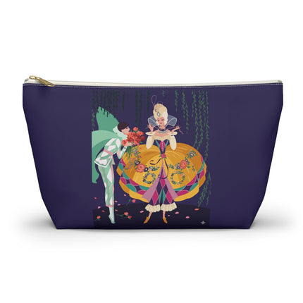 Enchanted Courtship Cosmetic Bag – Whimsical Elegance & Floral Romance