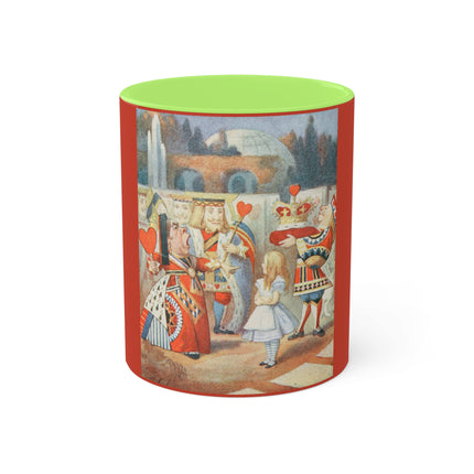 Off with her head! Off with— by Sir John Tenniel Colorful Mugs, 11oz