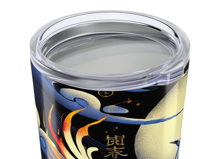 Majestic White Crane Tumbler 20oz