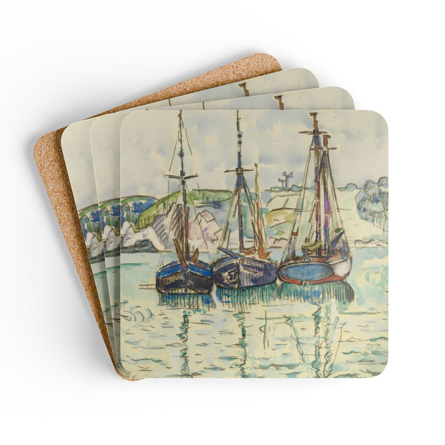 Le Trieux Paul Signac Corkwood Coaster Set
