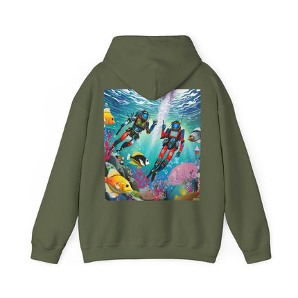 FBI Robot Dive Team – Heavy Blend™ Hooded Sweatshirt