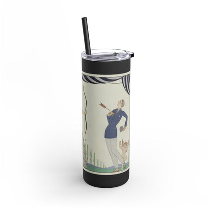 Visez au coeur, belles dames! by George Barbier Skinny Matte Tumbler, 20oz