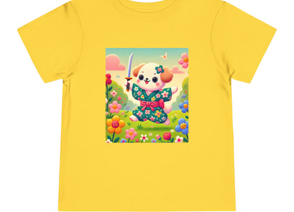 Blossom Pup’s Joyful Journey Toddler Short Sleeve Tee
