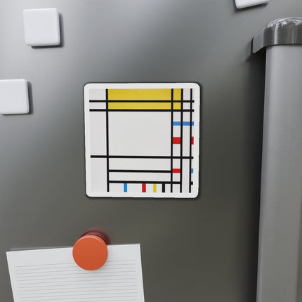 Place de la Concorde by Piet Mondrian Die-Cut Magnets (5 Sizes)