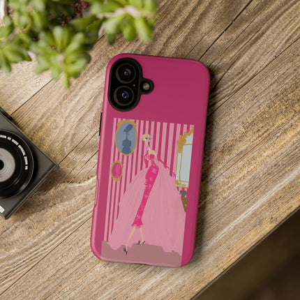 Lady in Pink Phone Case – Graceful Sophistication