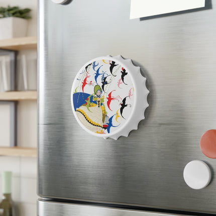 Flight of the Songbirds Bottle Opener – Whimsical Symphony & Elegant Freedom