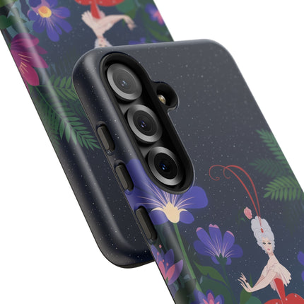 🌺✨ The Lady Of The Starlit Enchanted Garden Phone Case – Art Deco Floral Fantasy