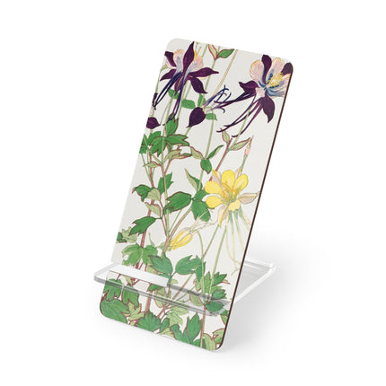 Aquilegia Flower by Tanigami Kônan Mobile Display Stand for Smartphones