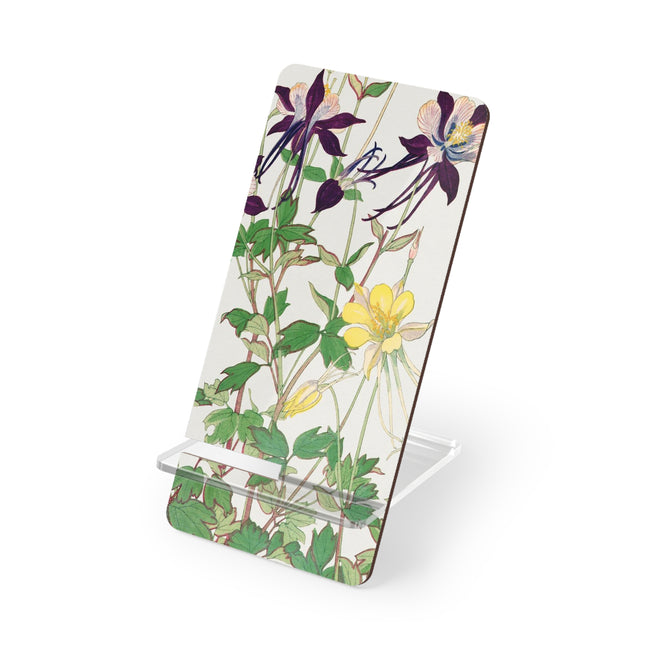 Aquilegia Flower by Tanigami Kônan Mobile Display Stand for Smartphones