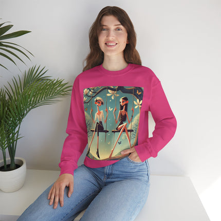 Whispers on the Spring Swing Heavy Blend™ Crewneck Sweatshirt