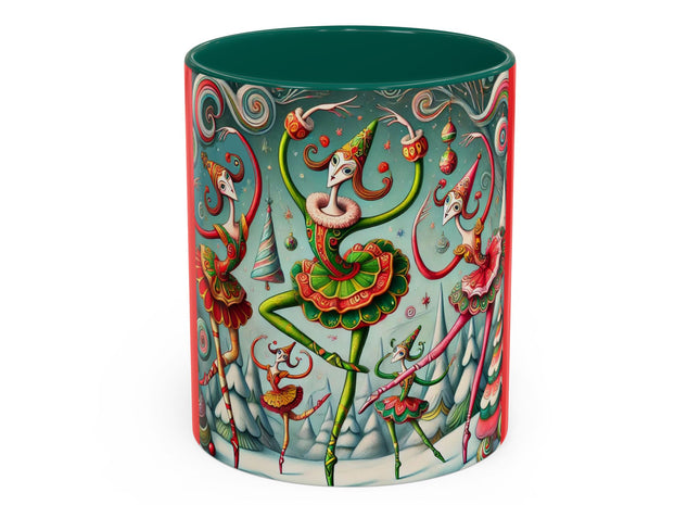 Christmas Ballet of the Absurd Colorful Mugs (11oz, 15oz)