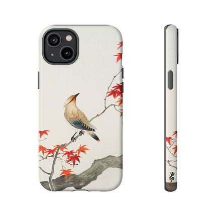 Japanese Bird on Maple by Ohara Koson Phone Cases