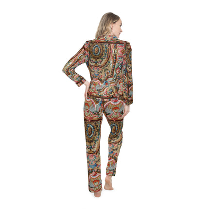 L'Ornement Polychrome by Albert Racine Women’s Satin Pajamas