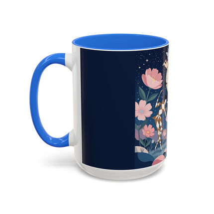 🕛🌸 Midnight Waltz Before Christmas Colorful Mug – Art Deco Holiday Fantasy