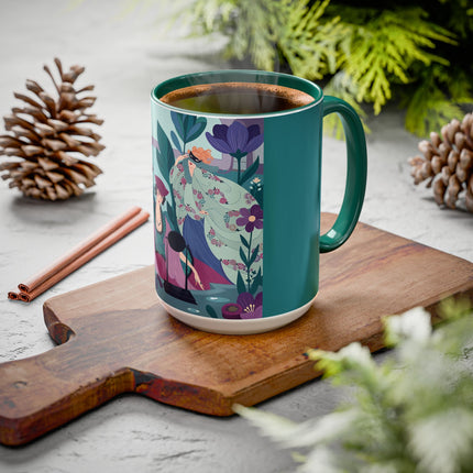 The Ladies Of The Secret Masquerade Colorful Mugs – Art Deco Floral Mystery