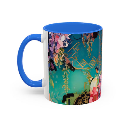 Golden Wisteria Symphony Colorful Mugs (11oz, 15oz)