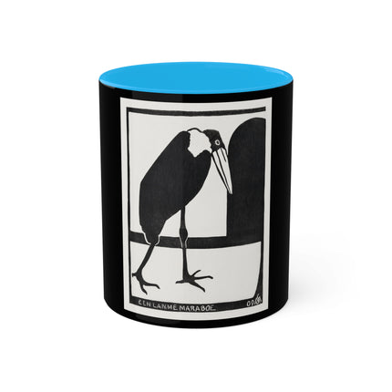 A Lame Marabou by Samuel Jessurun de Mesquita Colorful Mugs, 11oz