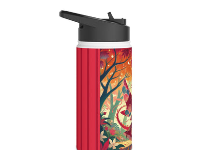 The Dragon Fairy’s Dance Stainless Steel Water Bottle, Standard Lid
