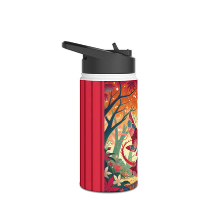 The Dragon Fairy’s Dance Stainless Steel Water Bottle, Standard Lid