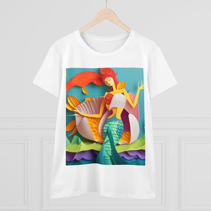 Charming Mermaid Women's Midweight Cotton Tee