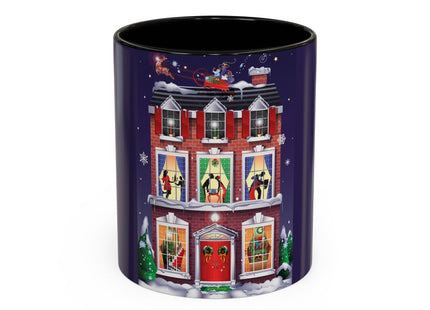 A Christmas Eve Celebration Colorful Mugs (11oz, 15oz)