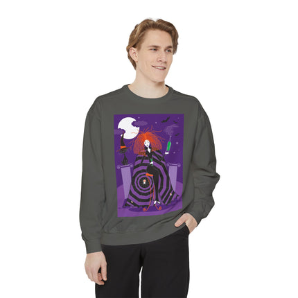 Mystic Elegance Unisex Garment-Dyed Sweatshirt