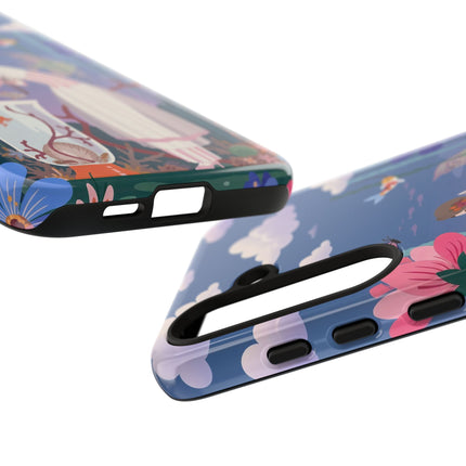 🐠🌸 The Enchanted Aquarium Garden Phone Case – Art Deco Underwater Fantasy