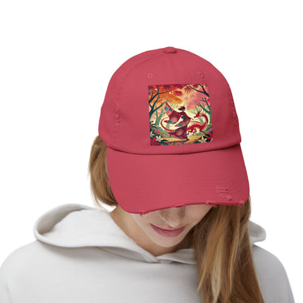 The Dragon Fairy’s Dance Unisex Distressed Cap