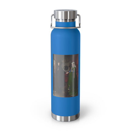 Arnolfini Portrait by Jan Van Eyck Copper Vacuum Insulated Bottle, 22oz