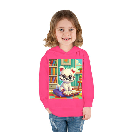 Little Scholar Pup Toddler Pullover Fleece Hoodie