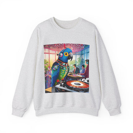 Parrot DJ Unisex Heavy Blend™ Crewneck Sweatshirt