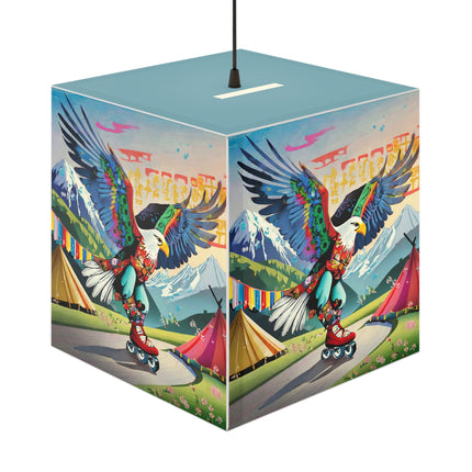 Eagle Skater Light Cube Lamp