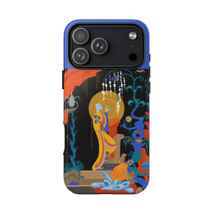 Mystic Oracle Phone Case – Sacred Glow & Eternal Grace