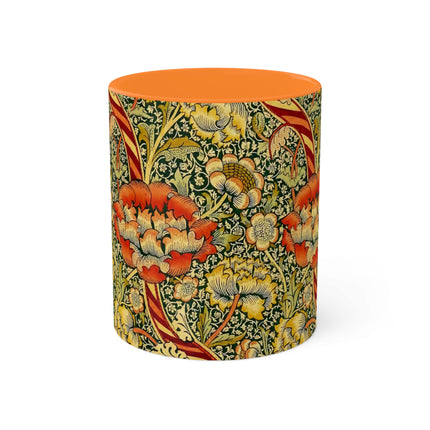 Chintz the Wandle Design by William Morris Colorful Mugs, 11oz