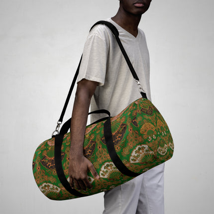 Japanese Fan Pattern IV by G.A. Audsley Duffle Bag