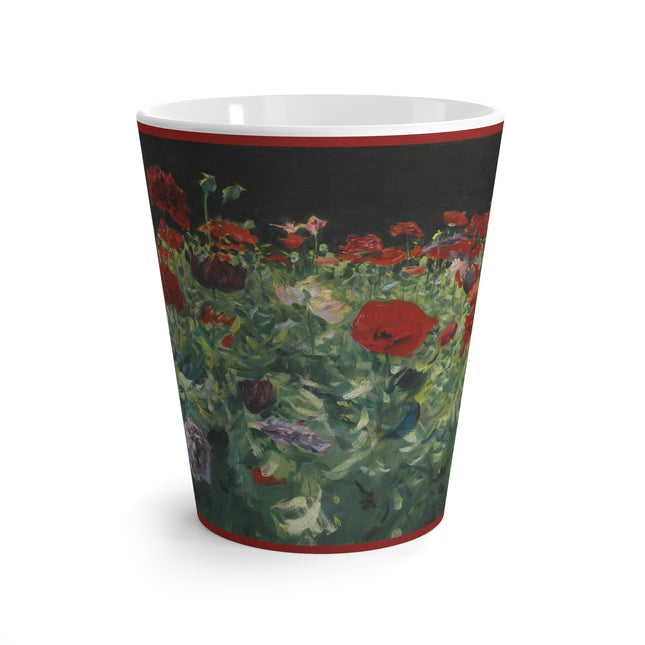 Poppies (A Study of Poppies for Carnation, Lily, Lily, Rose) by John Singer Sargent Latte Mug