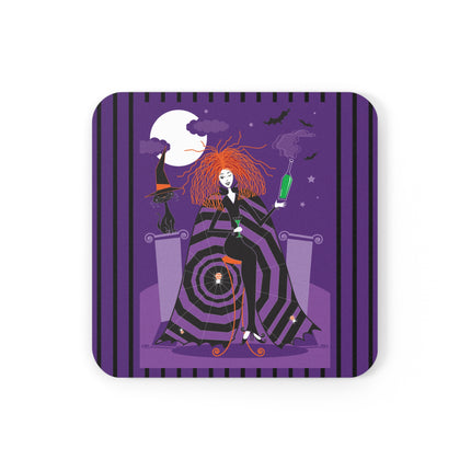 Mystic Elegance Cork Back Coaster