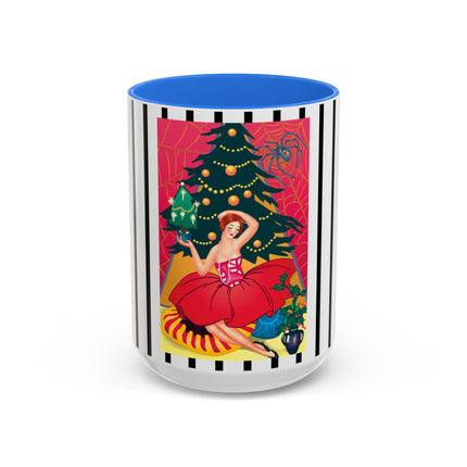 Art Deco Christmas Enchantment Colorful Mugs (11oz, 15oz)